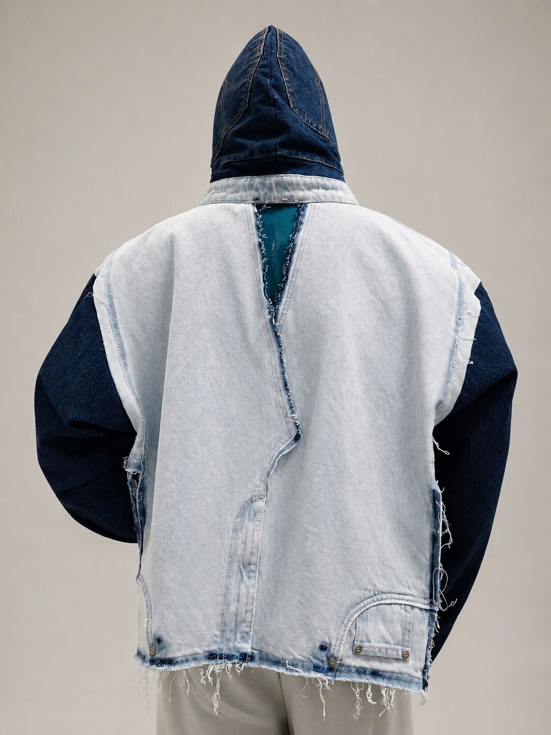 Transition Denim Jacket studio back